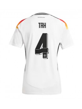 Deutschland Jonathan Tah #4 Heimtrikot für Frauen EM 2024 Kurzarm